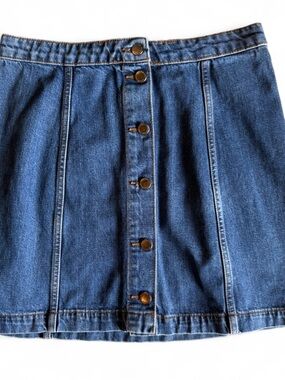 Top shop denim mini skirt